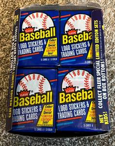 lot 58 image: 1988 Fleer Baseball 36 Pack Box - Baseball Cards