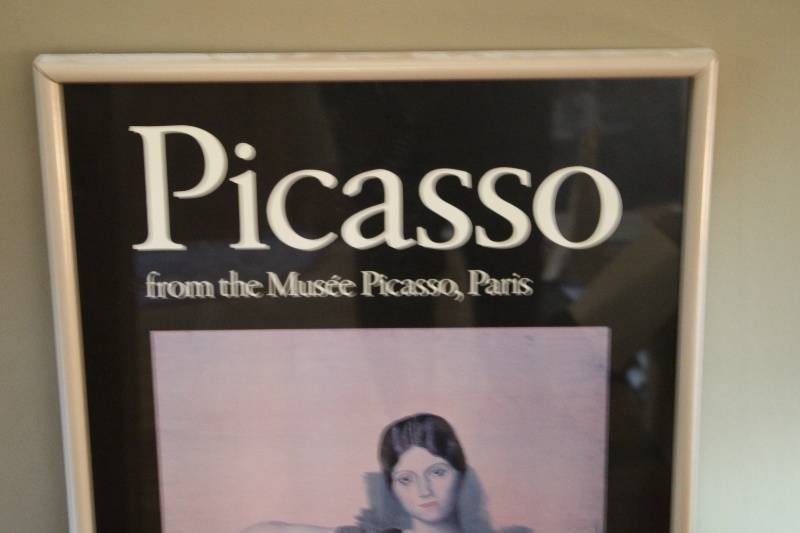 Framed Picasso Exhibition Poster - Walker Art Center (1980