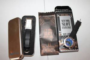 lot 30 image: Set of Australia & New York Slot Exchange Watches - Both With Boxes