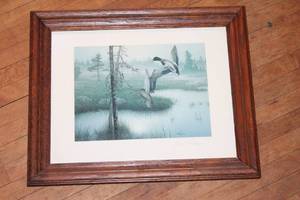 lot 75 image: Limited Edition Framed Print - Ducks in Marsh by J. Roger, #29140