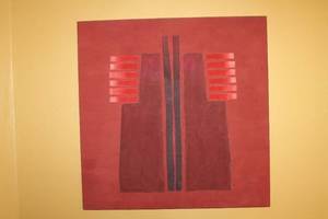 lot 86 image: Modern Abstract Artwork - Large Canvas Painting