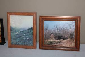 lot 106 image: Set of 2 Vintage Framed Landscape Photographs