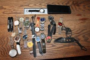 lot A-119 image: Collection of Mixed Watches and Accessories - Variety of Styles