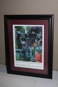 lot 126 image: Framed Limited Edition Art Print - 2006 Interlochen Area Chamber of Commerce Festival