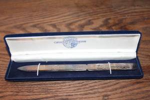 lot 152 image: Orient Express Collection Silver Plated Bookmark in Box