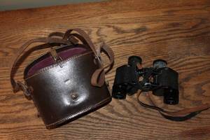 lot 154 image: Vintage Hensoldt Binoculars with Leather Case