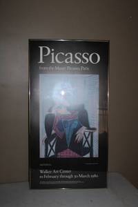 lot 158 image: Framed Picasso Exhibition Poster from Walker Art Center - February 1980