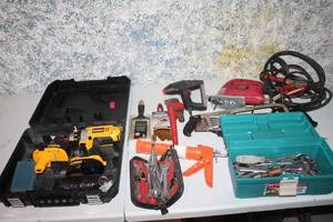 lot A-238 image: Selection of Hand Tools and Power Tools - DEWALT & Other Brands