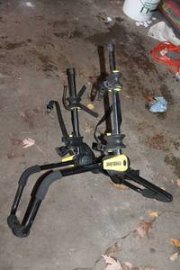 lot 254 image: Used Rhino Rack Bike Carrier - Adjustable with Straps