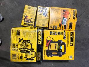 Lot of Assorted Dewalt Portable Power Stations Various Models and Conditions Customer Returns See Pictures