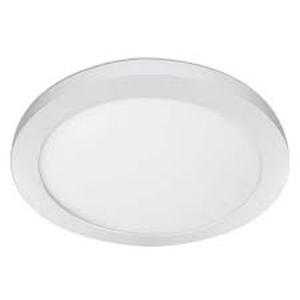 Lot of Commercial Electric 11 in. 12.5-Watt Dimmable White Integrated LED Edge-Lit Round Flat Panel Flush Mount Ceiling Light Color Changing Customer Returns See Pictures