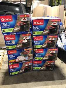Lot of O-Cedar EasyWring Microfiber Spin Mop with Bucket System Customer Returns See Pictures
