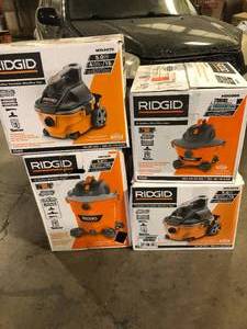 Lot of  Assorted WetDry Shop Vacs Various Models and Conditions  Customer Returns See Pictures