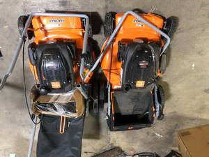 Lot of YardMax Lawn Mowers   Customer Returns See Pictures