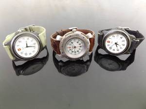 lot 103 image: 3 Various Swiss Army Mens Watches That Need Batteries
