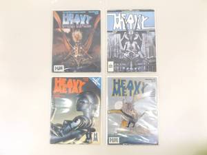 lot 11 image: Lot of 4 Iconic Heavy Metal Magazines