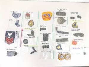 lot 49 image: Lot of Vintage Military Patches