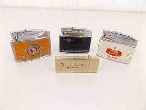 lot 67 image: Lot of Various Vintage Advertising Lighters