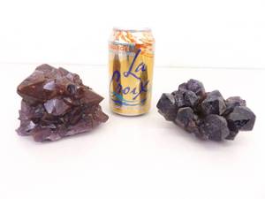 lot 85 image: Lot of RARE Red and Regular Amethyst Geode Clusters