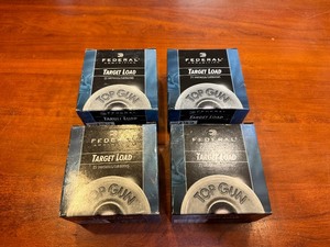 lot 29 image: Federal 12 Guage 2 34 8 Shot, Federal 12 Guage 2 34 7 12 Shot, Federal 12 Guage 2 34 9 Shot Box (mixture see pictures)