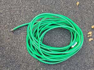 lot 51B image: Colorite WaterWorks 50ft Garden Hose - Green Flexible Design