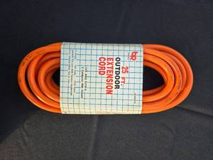 lot 54B image: 25 Ft. Outdoor Extension Cord - 123 AWG SJTW-A