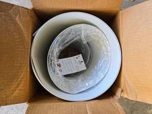 lot 80 image: Box of ALSCO Painted Aluminum Trim Coil - 24 Wide x 50 Length