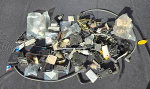 lot 86 image: Box of Assorted Auto Electrical Parts - Various Components