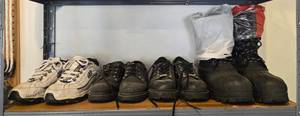 lot 94 image: Lot of Tennis Shoes and Boots Sz 789
