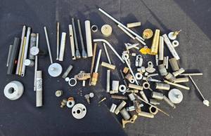lot 106 image: Assortment of Metal Mechanical Parts - Variety of Shapes and Sizes