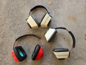 lot 109 image: Group of 3 Vintage Hearing Protection Headsets - North & EHP