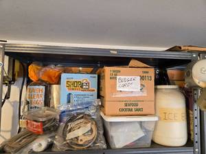 lot 118 image: Lawn and Leaf Bags, Shop Towels, Bungee Cords and so much more