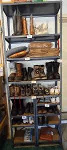 lot 167 image: Metal Shelving Unit ONLY
