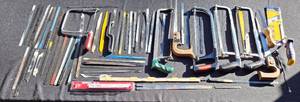 lot 545 image: Assortment of Hand Tools - Saws, Files, and Blades