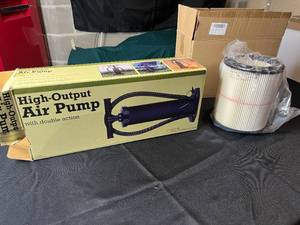 lot 234 image: Gazeer High-Output Double Action Air Pump with Replacement Filter