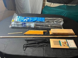 lot 281 image: Assorted Home Repair Supplies Inc Foam Tubing & Wooden Vent Cover & More