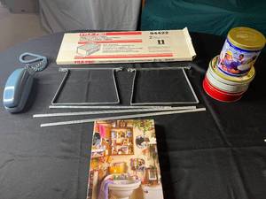 lot 283 image: Assortment of Office Supplies, Collectible Tins & 500 Pc Puzzle (piece qty unverified)