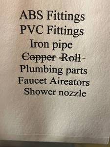 lot 327 image: Assortment of Plumbing Parts and Fittings - Box Lot