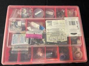 lot 328 image: Assorted Plumbing Parts & Repair Items - Includes Various Seals, Valves, and Washers