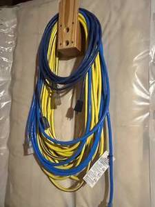 lot 331 image: Collection of Electrical Cords with Plug Heads