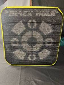lot 338 image: Black Hole Four Sided Shooting Target - Open Layered Design