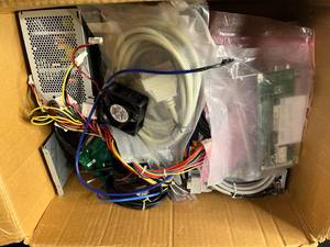 lot 347 image: Assortment of Computer Components - Including Drives, Video Board, and Power Supply