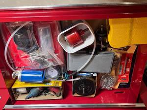 lot 372 image: Assortment of Tools and Accessories - Includes Hole Saw Set, Ladder Bumpers, and More