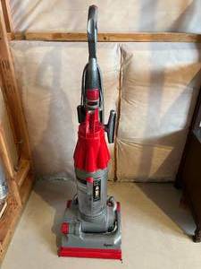 lot 398 image: Dyson Upright Vacuum Cleaner - Model with Red Accents