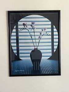 lot 478 image: Framed Artwork by Layman Newman - Floral Still Life