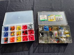 lot 42 image: Assortment of Electrical Connectors and Fuses - Box of Tools
