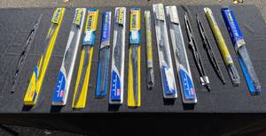 lot 153 image: Lot of Windshield Wipers - Various Brands and Styles