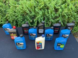 lot 156 image: Group of Assorted Motor Oils - Multiple Brands and Viscosities
