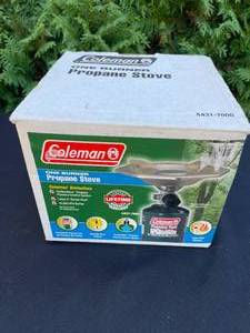 lot 166 image: Coleman One Burner Propane Stove - Model 5431-700G