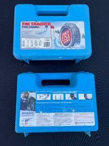 lot 168 image: Pair of The Tracker Tire Chains - Fits Multiple Tire Sizes